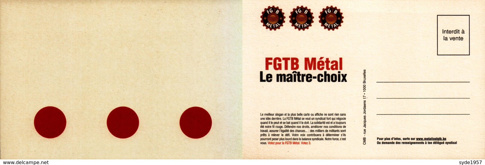 FGTB Métal Le Maître-choix - Sindacati