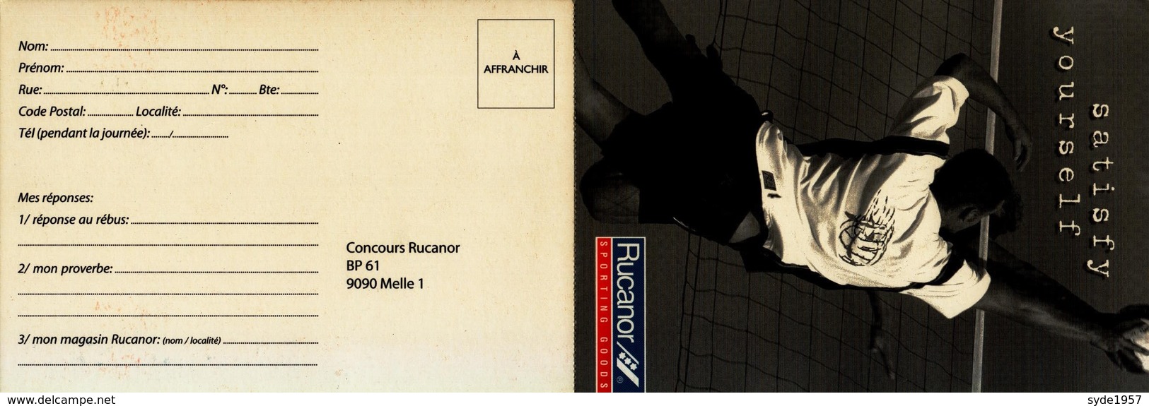 RUCANOR Sporting Goods - Carte Concours - BOOMERANG - Volleyball