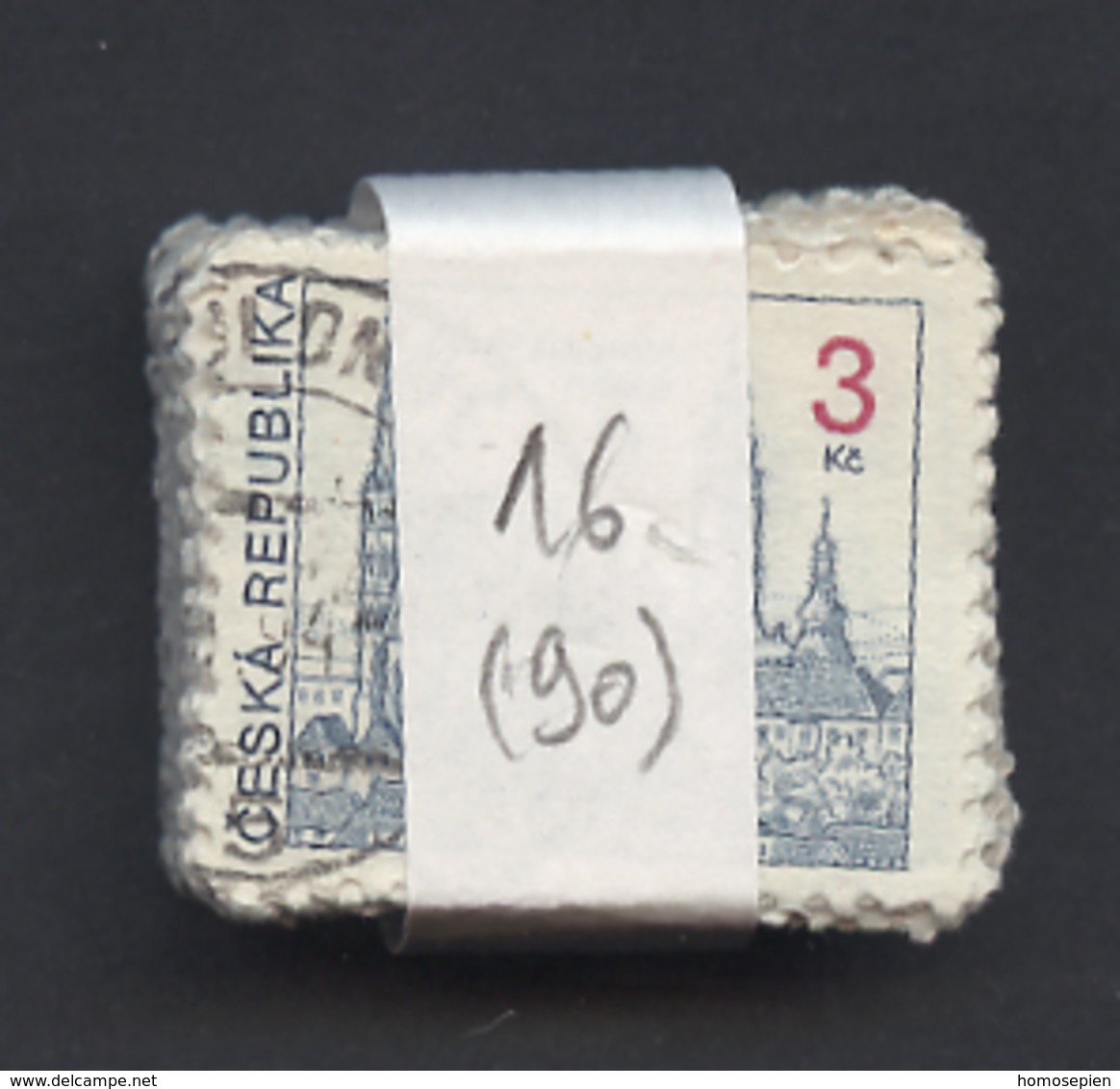 Tchéquie - Tschechien - Czech Lot 1993 Y&T N°16 - Michel N°14 (o) - Lot De 90 Timbres - Collections, Lots & Series