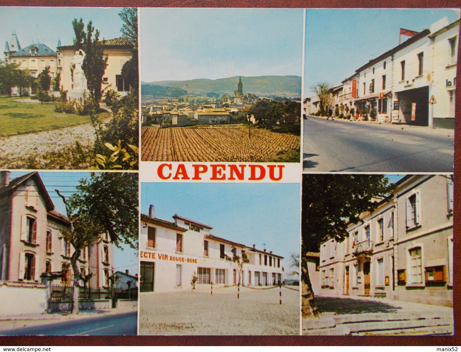 11 - CAPENDU - Vue Générale - Gendarmerie - Cave Coopérative - Mairie Et Perception... (Multivues) - Capendu