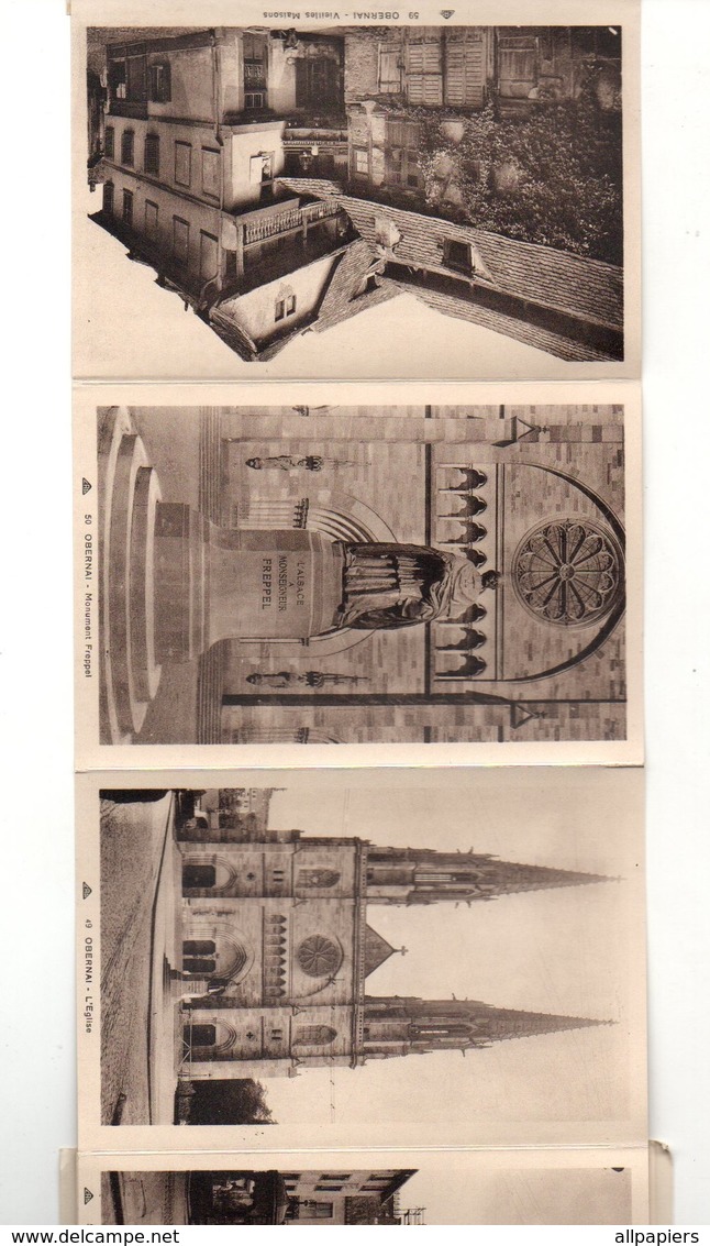 Dépliant De 12 Vues Détachables En Cartes Postales D'Obernai - Format : 14x9 Cm - Obernai