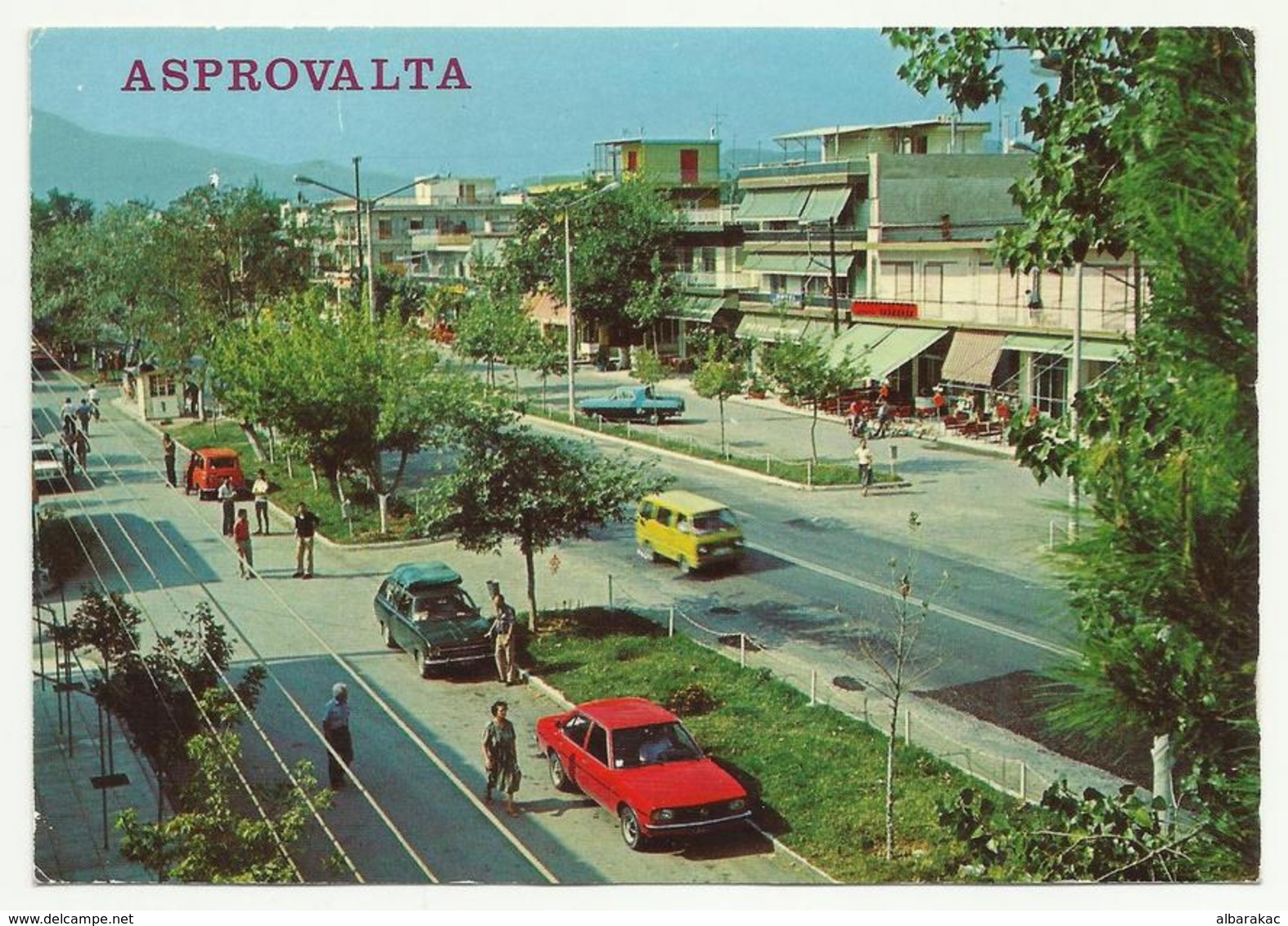 Greece,  Asprovalta Old Car Renault 4 , Opel , VW , Used 1985 - Turismo