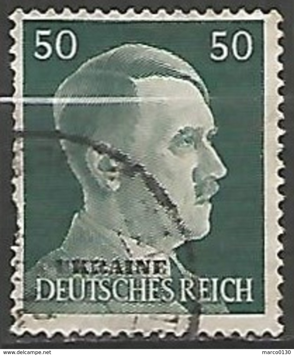 RUSSIE / OCCUPATION ALLEMANDE  /  UKRAINE N° 54 OBLITERE - 1941-43 Occupation Allemande