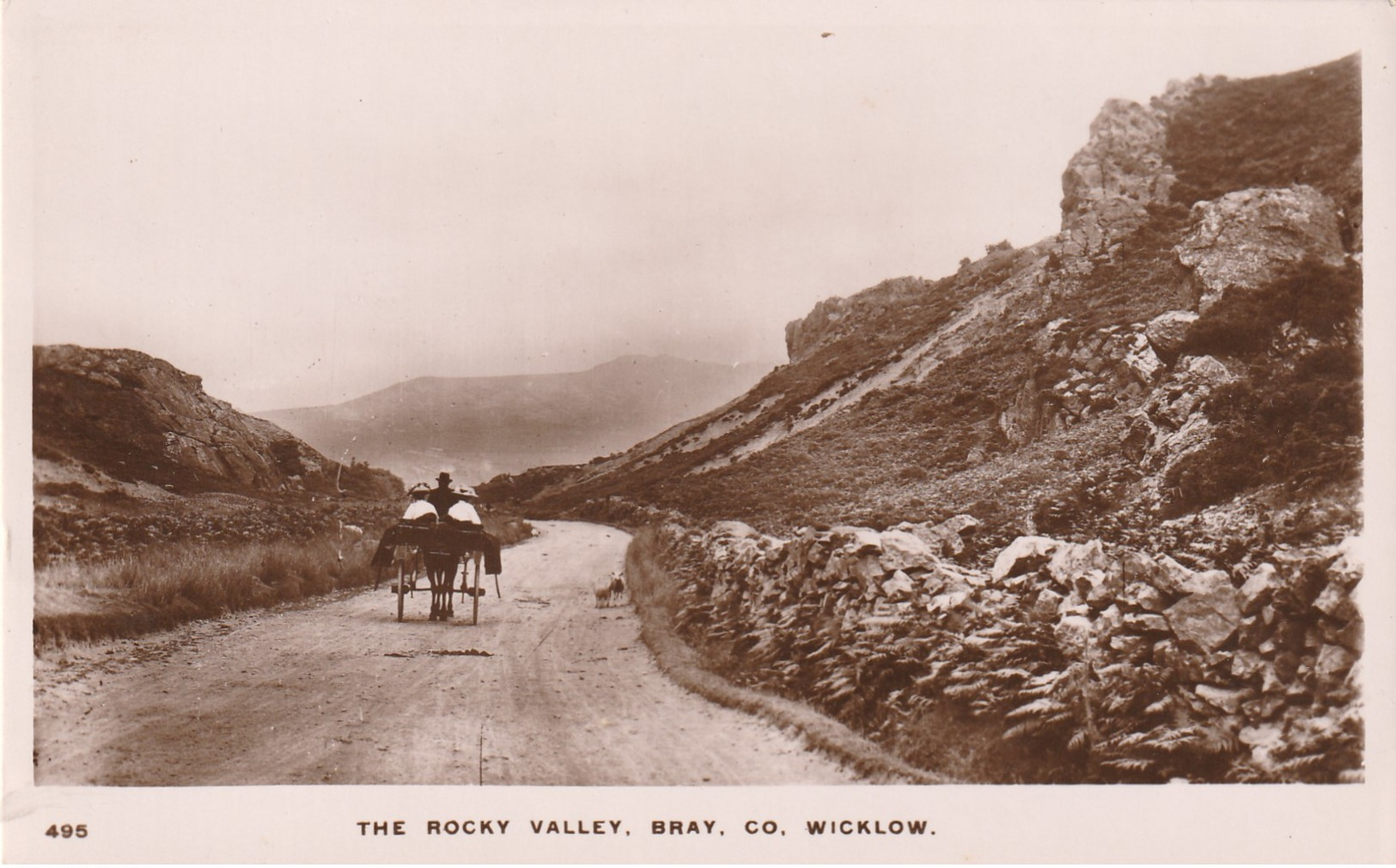 Ireland Postcard Wicklow Rocky Valley Bray - Wicklow