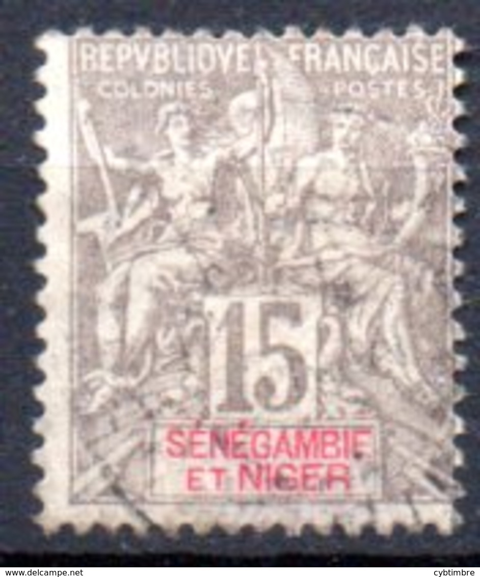 Sénégambie Et Niger : Yvert N° 6° - Usados