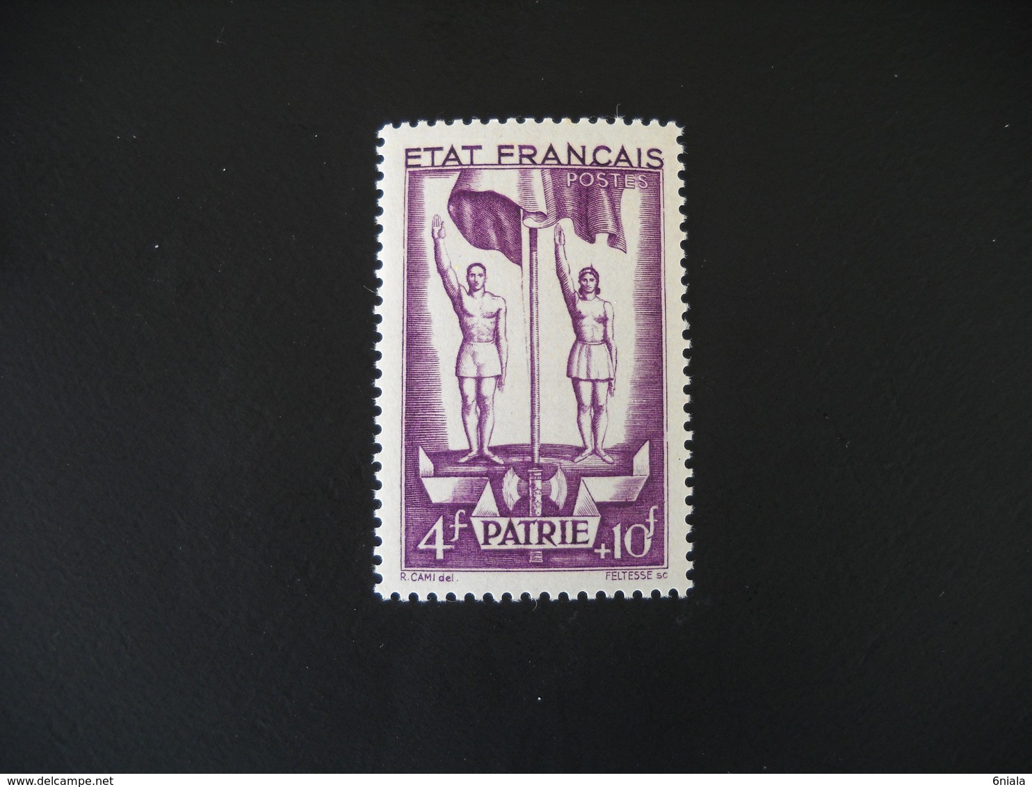 1360 FRANCE  Timbre NEUF  N° 579 **   ETAT FRANÇAIS    Cote  22 Euros - Autres & Non Classés