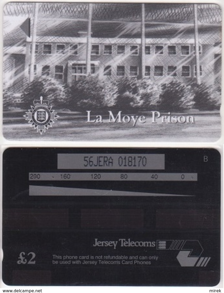 317/ Jersey; C1. La Moye Prison - Collector's Card, 56JERA - [ 7] Jersey And Guernsey