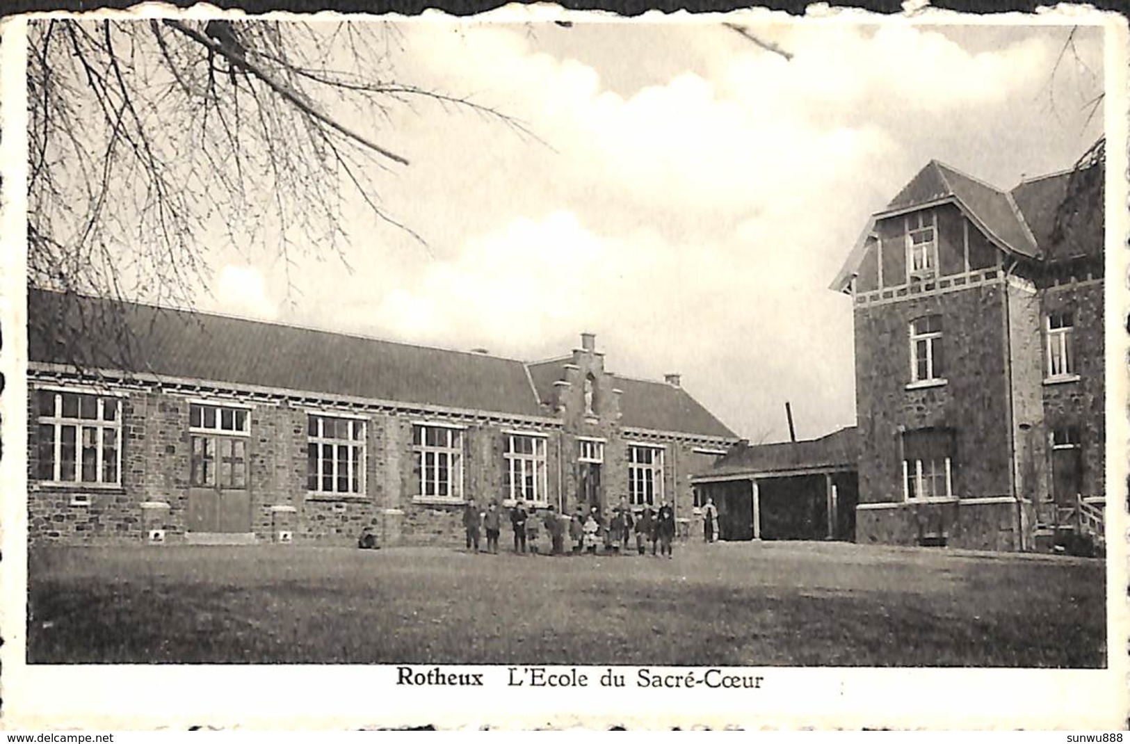 Rotheux - L'Ecole Du Sacré-Coeur (animée, Edit. Prosper Antoine, Coiffeur) (prix Fixe) - Neupre