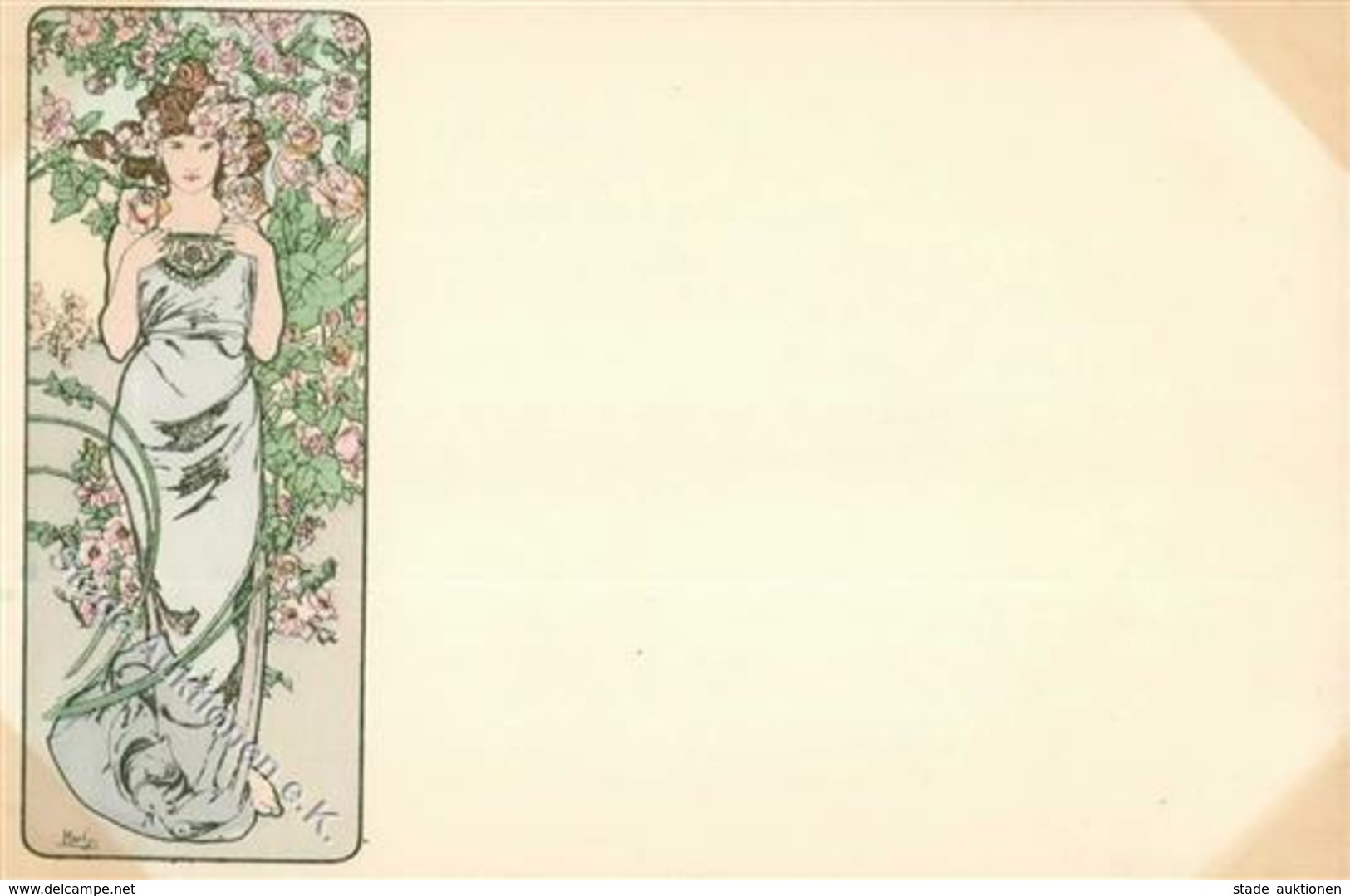 Mucha, Alfons Frau Jugendstil I-II Art Nouveau - Mucha, Alphonse