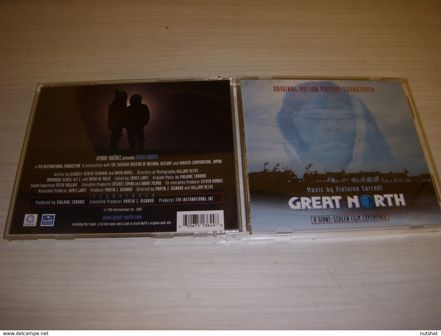 CD MUSIQUE BANDE ORIGINALE FILM GREAT NORTH - 1993 - Music Violaine CORRADI - Soundtracks, Film Music