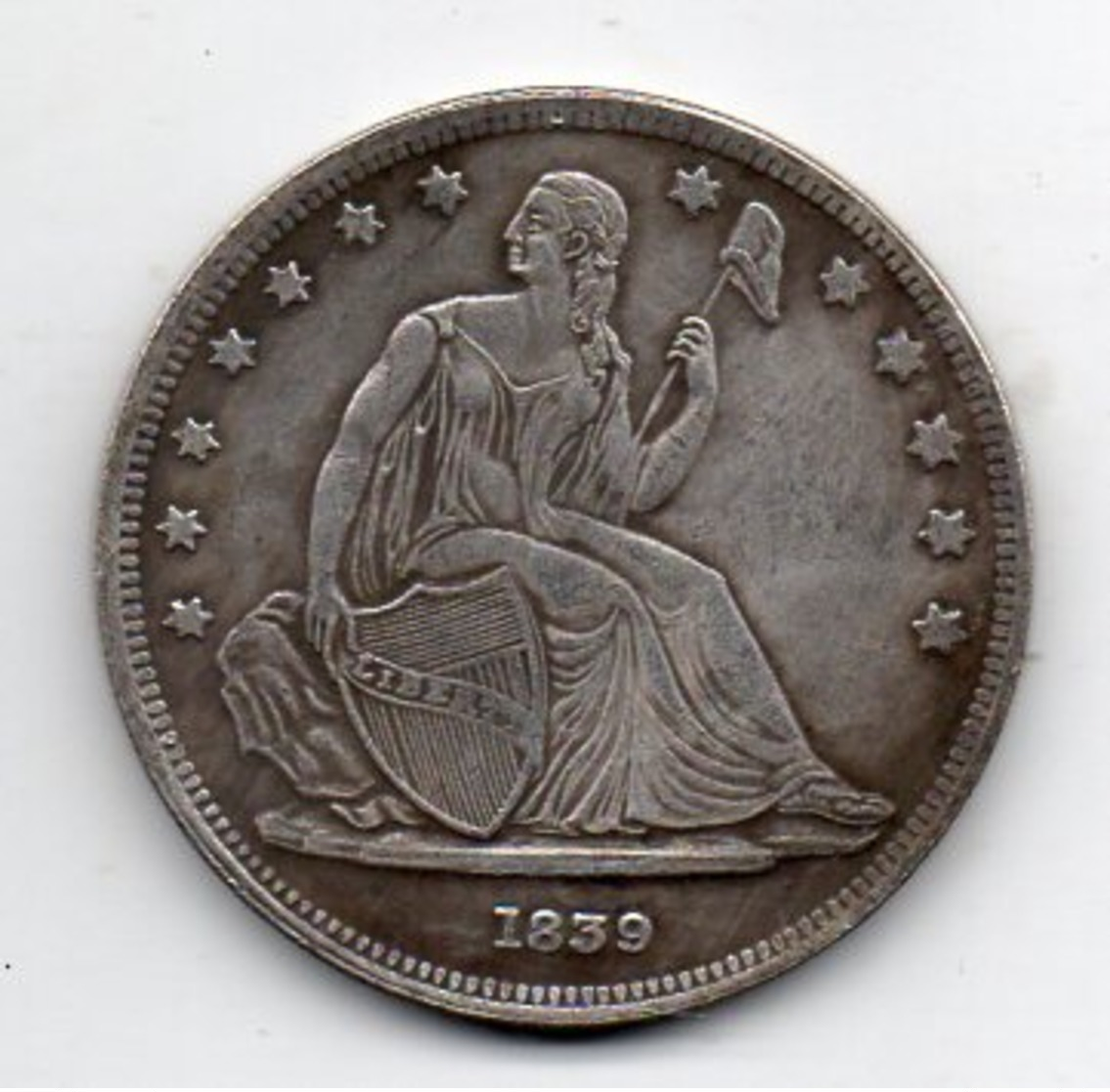 USA : 1 Dollar 1839 - 1840-1873: Seated Liberty