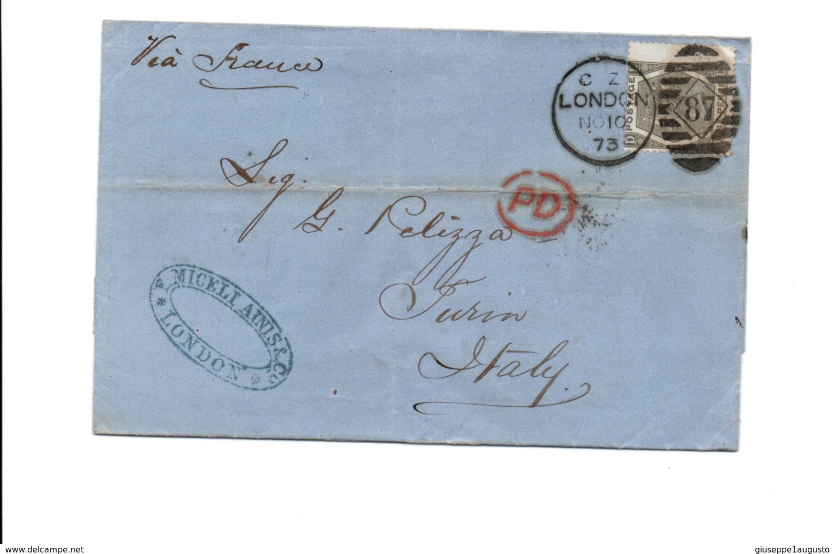 Storia Postale  Postal History    39a - Covers & Documents