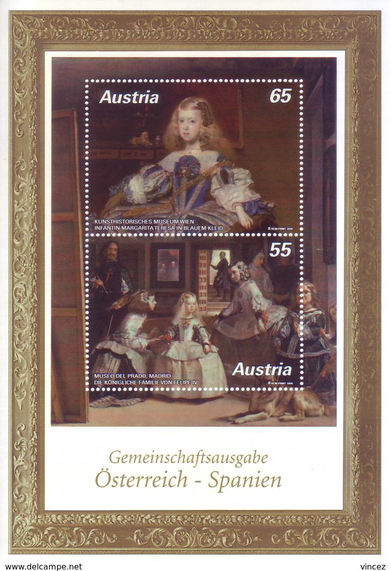 Austria 2009 - Arte, Dipinti Di Velazquez. Foglietto MNH** - Unused Stamps