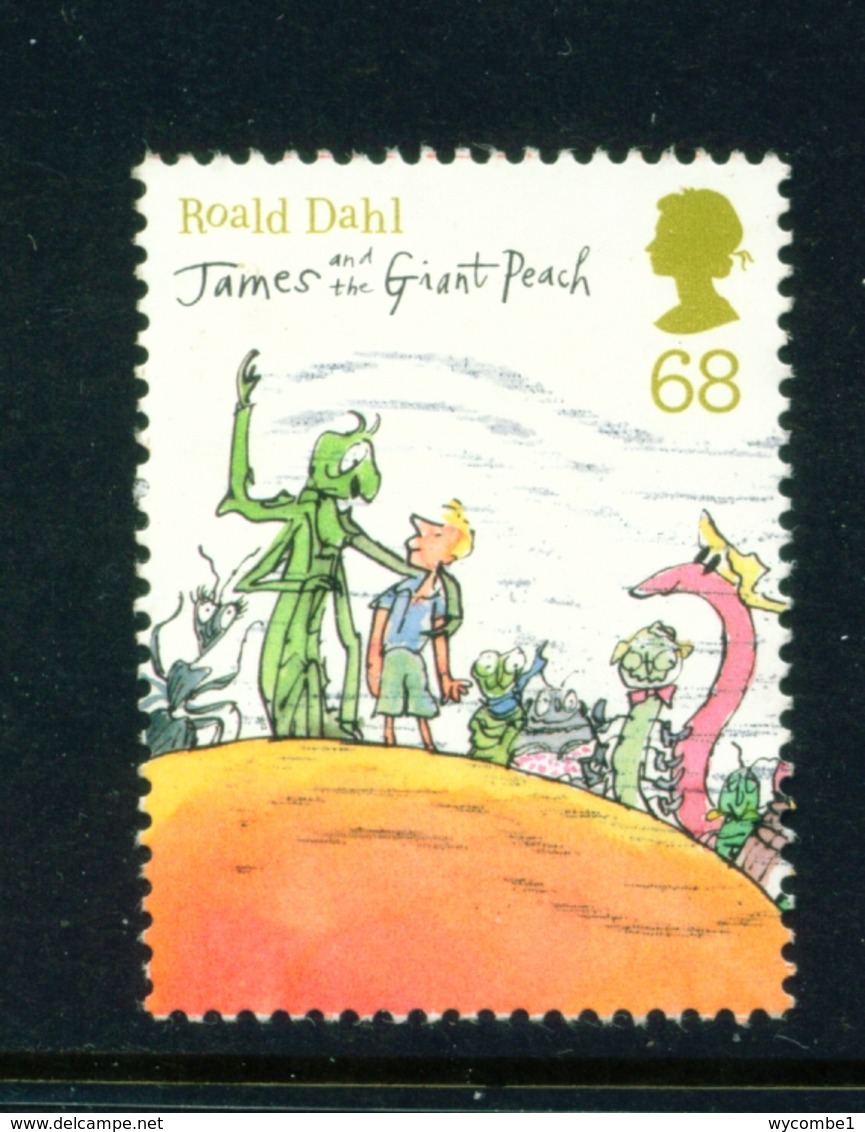 GREAT BRITAIN  -  2012 Roald Dahl 68p Used As Scan - Used Stamps