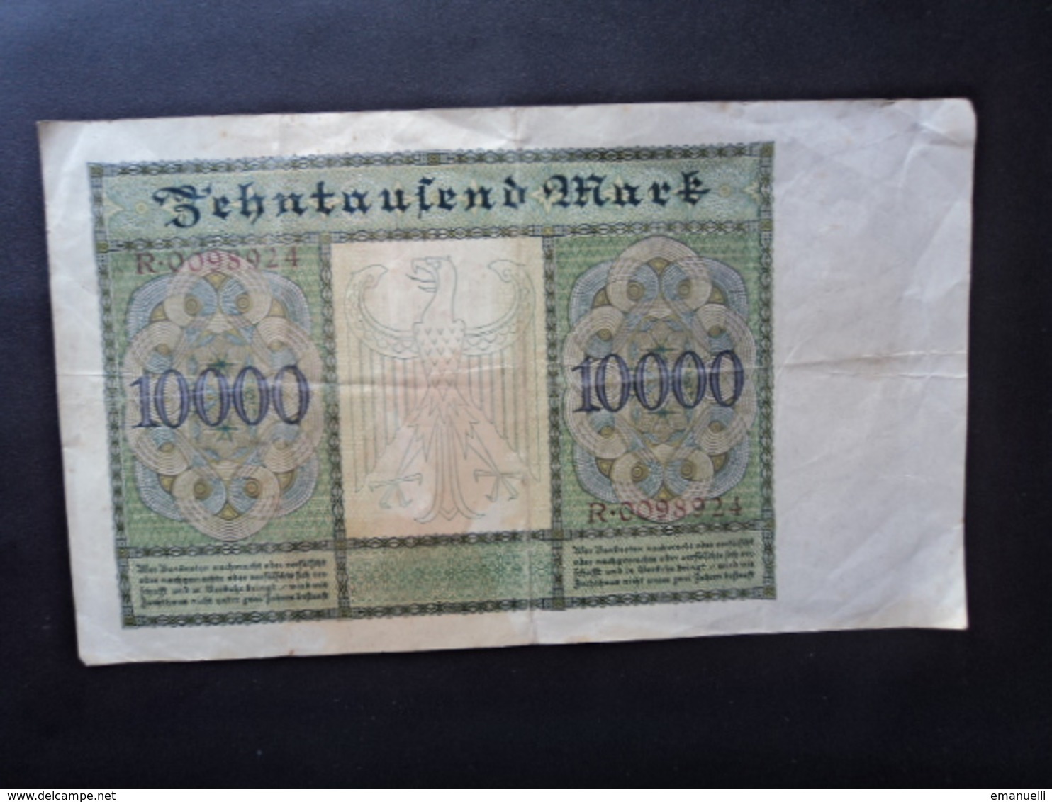 ALLEMAGNE : 10 000 MARK   19.1.1922    P 71    Presque TTB - 10.000 Mark