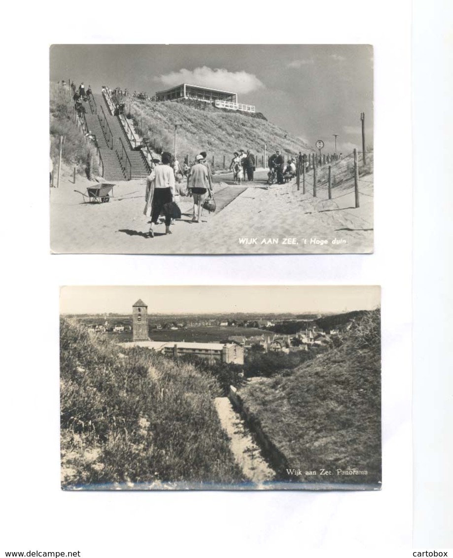 Wijk Aan Zee, 10 X  (alle Gescand)  ( Een Raster Op De Kaart Is Veroorzaakt Door Het Scannen;de Afbeelding Is Helder) - Wijk Aan Zee