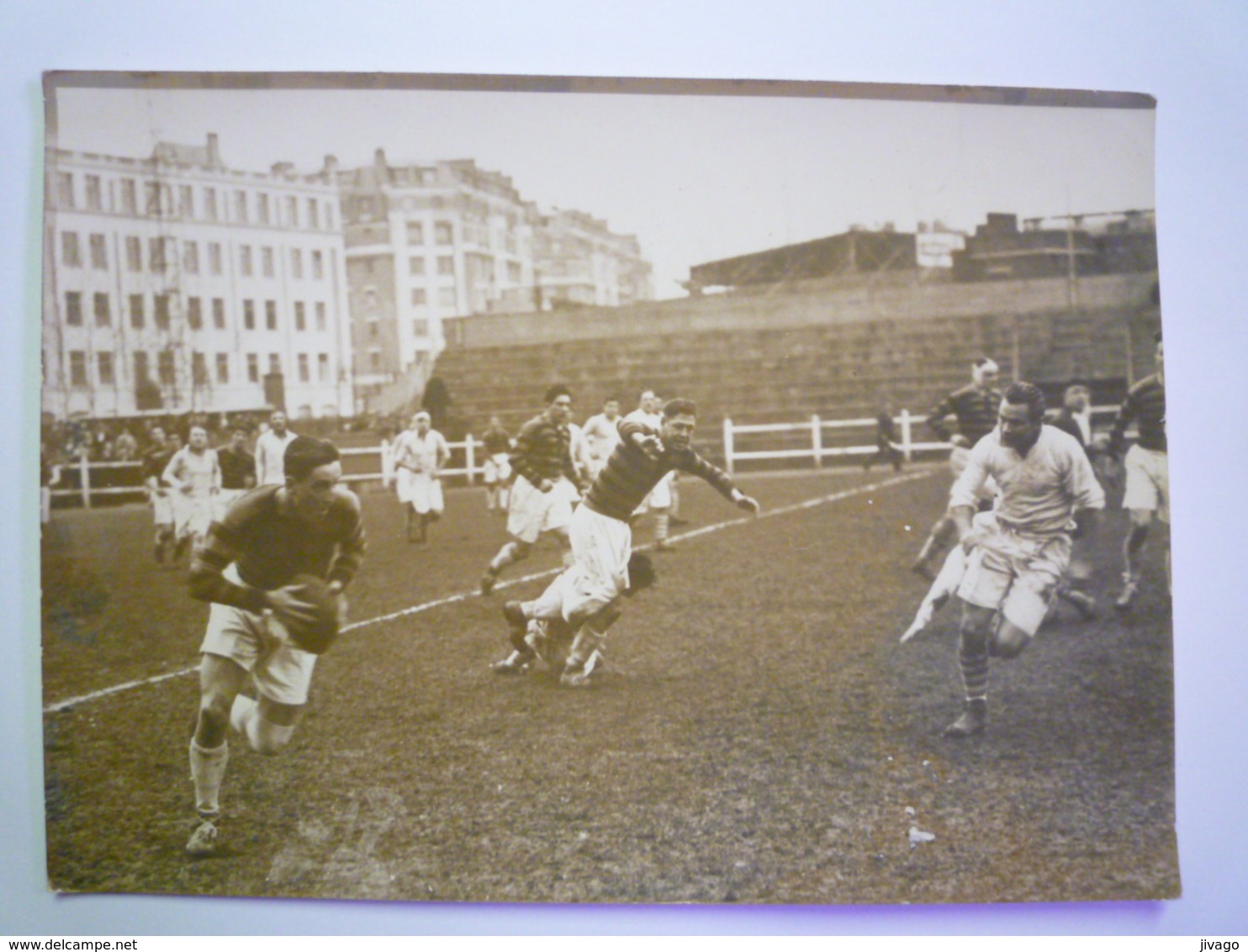 2020 - 5507  RUGBY  :  Stade Jean BOUIN  -  Match C.A.S.G.  /  P.U.C.   16 - 1 - 1938   (format 18 X 13 Cm)  XXX - Rugby