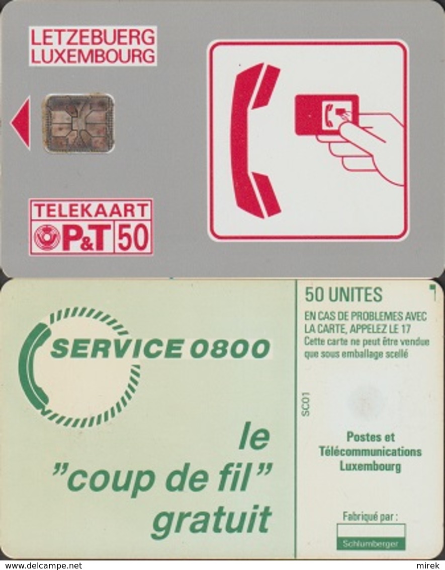 341/ Luxembourg; SC01. P&T, Chip SC6 - Luxemburg