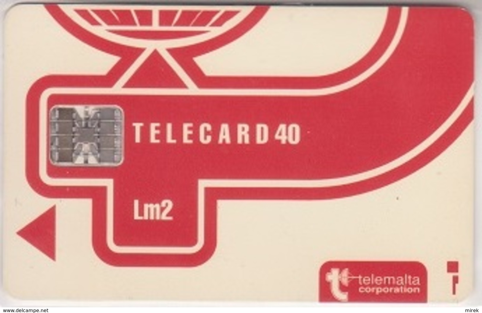 358/ Malta; P15. Telemalta Logo, Lm 2, C3B042948 - Malte