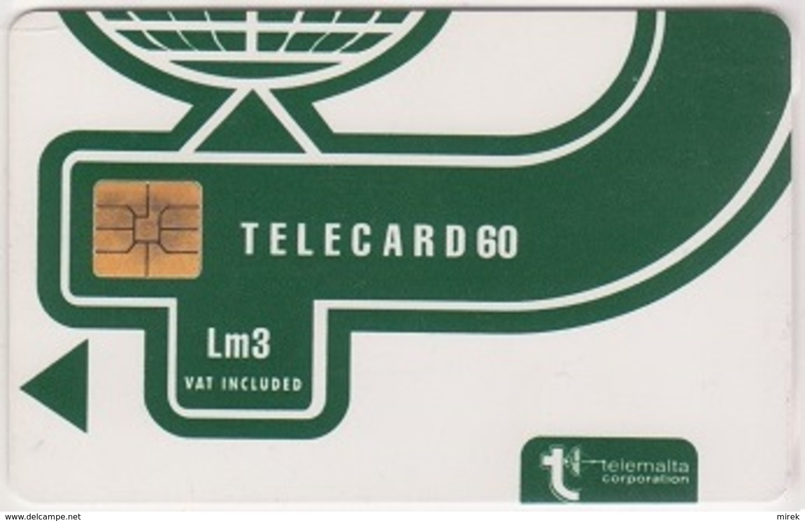 364/ Malta; P24. Telemalta Logo, Lm 3, A000297552 - 2. Part, 100.000 Cards - Malte