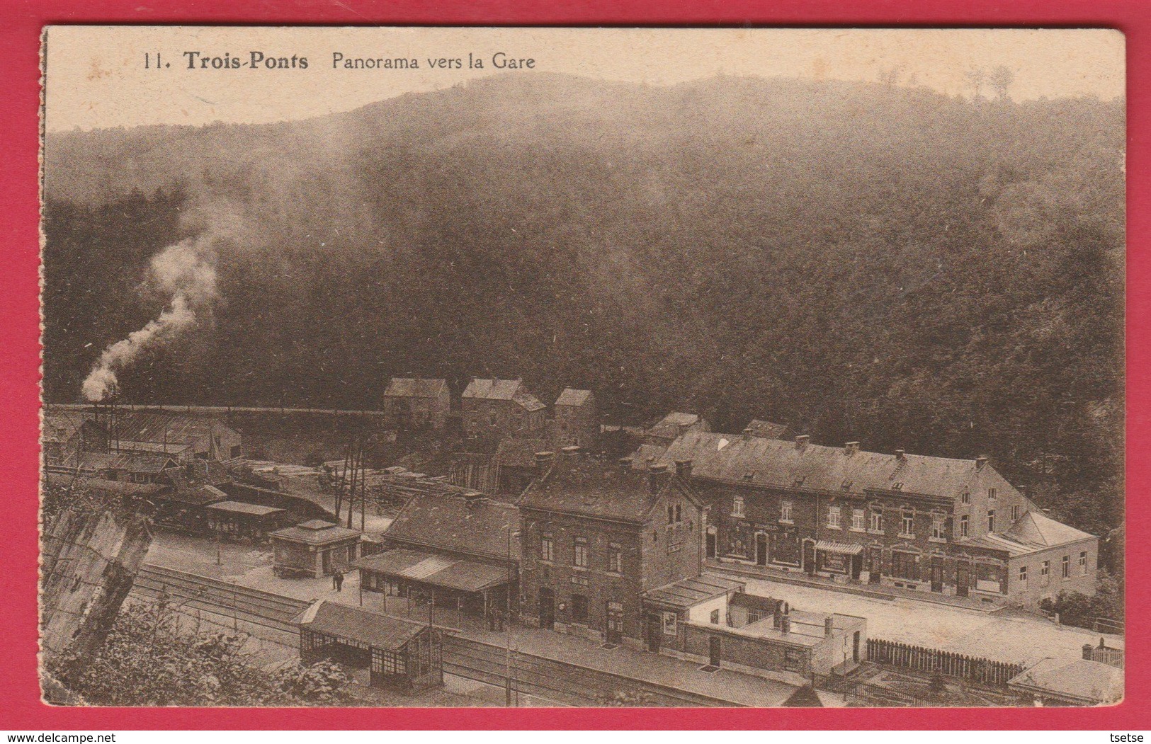 Trois-Ponts - Panorama De La Gare - 192?  ( Voir Verso ) - Trois-Ponts