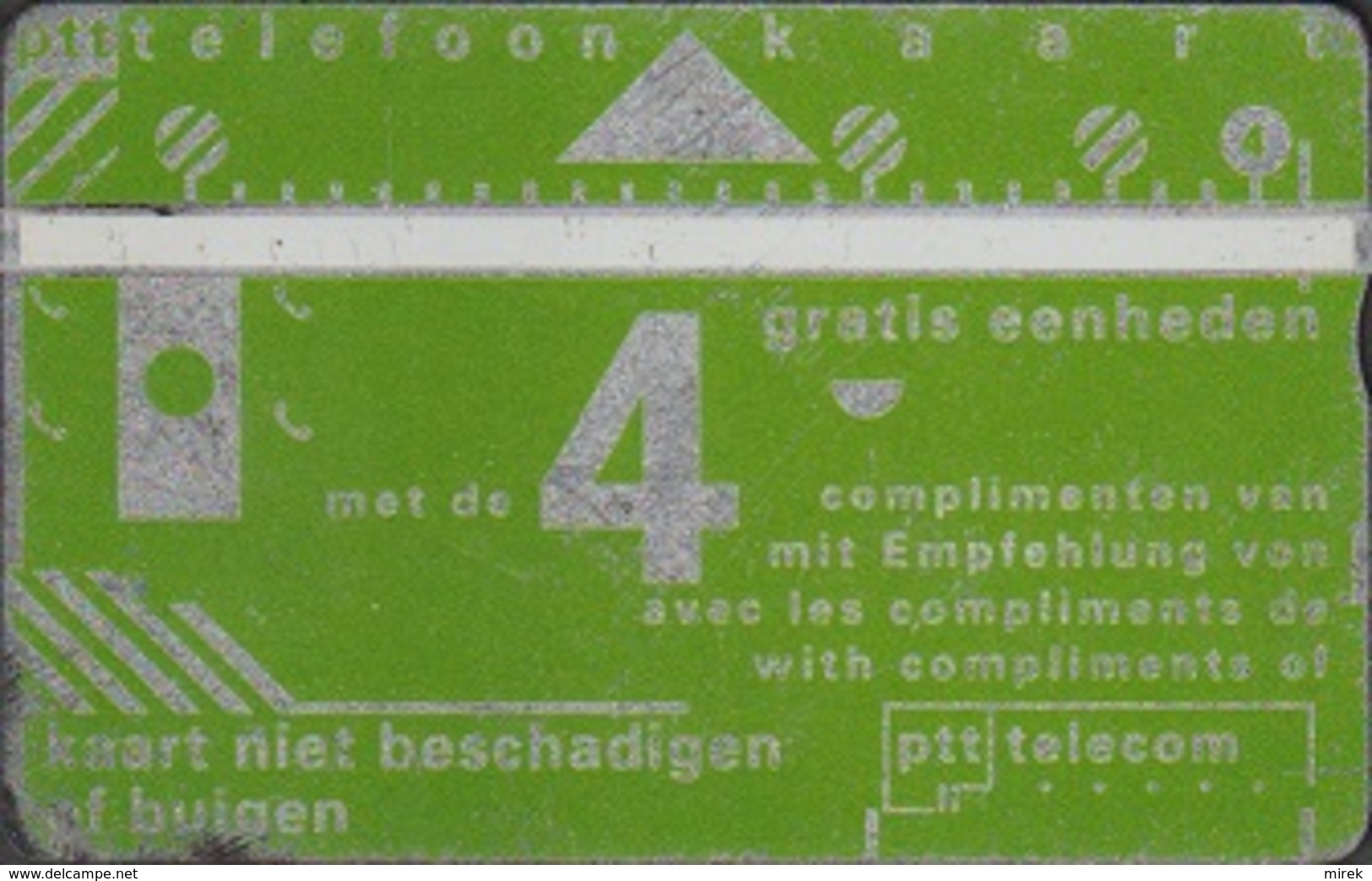 381/ Netherlands; Complimentary - Green Card, 4 Ut., 309L - Openbaar