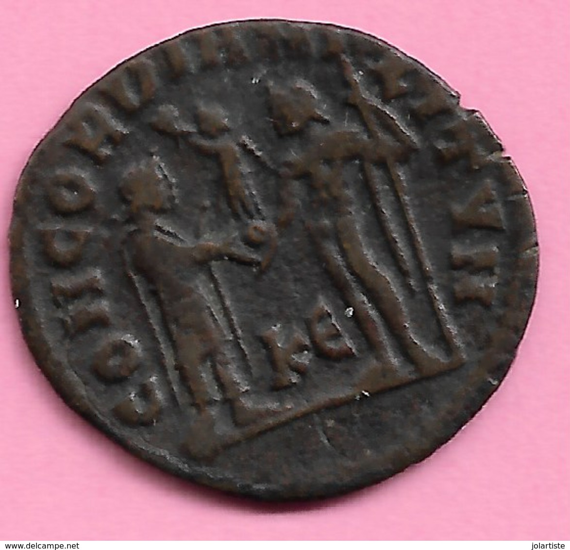 Monnaie Romaine ???? Diametre 20 Mm Plat02 - 470-751 Merovingian