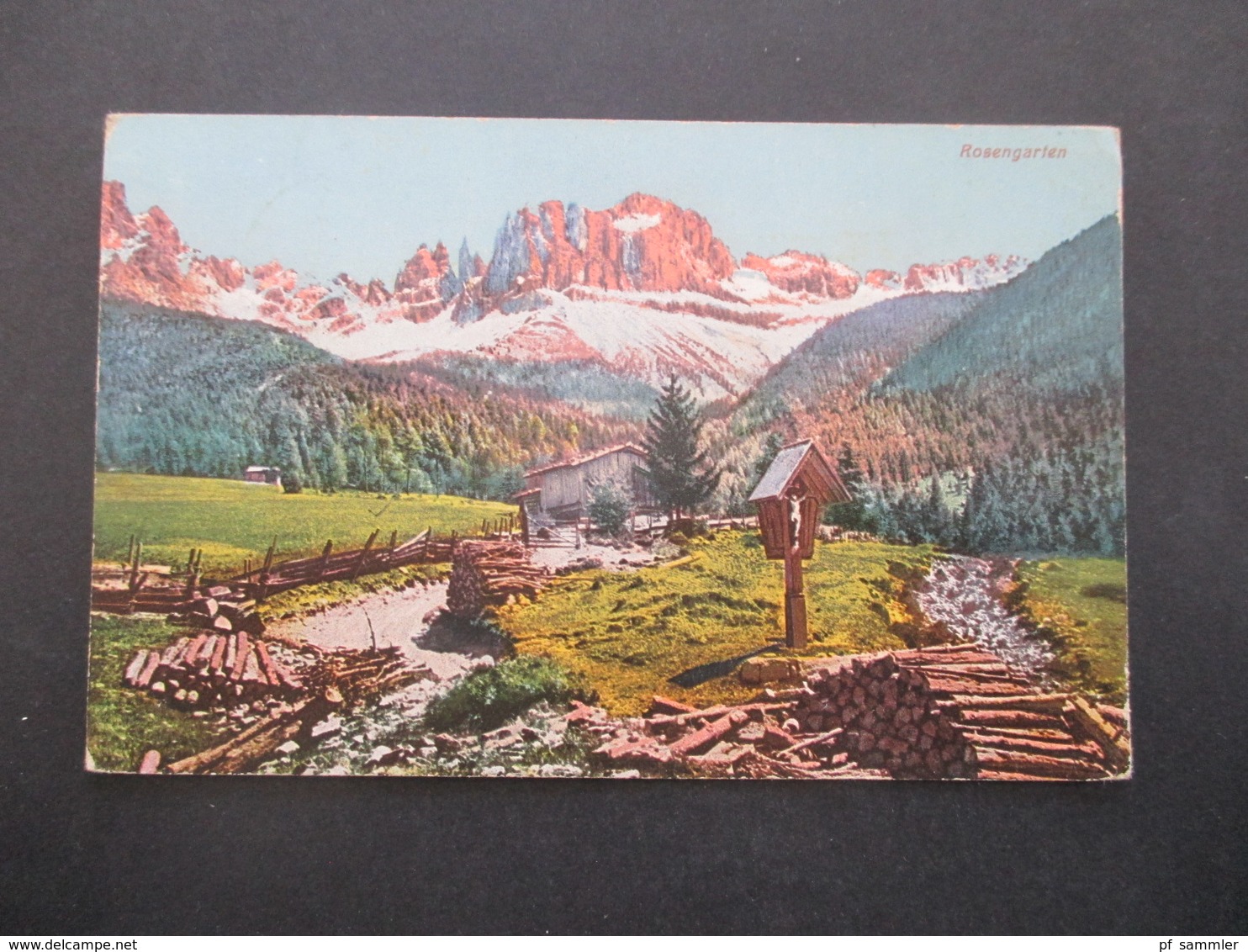 Österreich / Italien 1909 AK Rosengarten Bozen Tirol - Bolzano (Bozen)