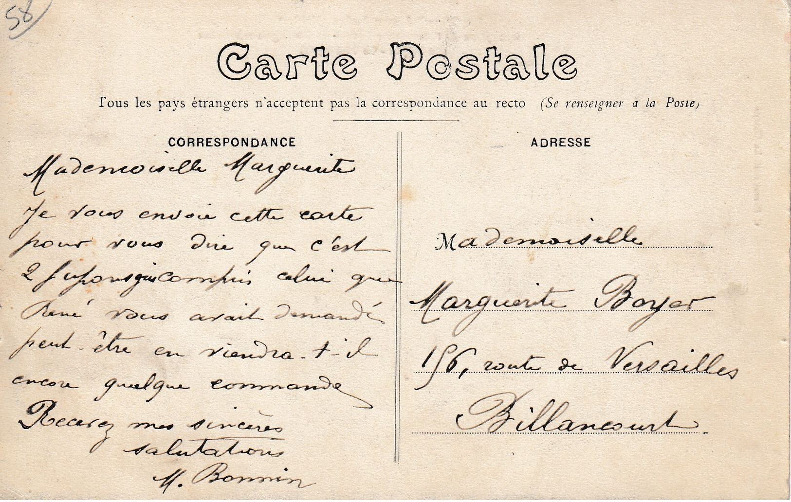 58 - La Charité-sur-Loire - Réception De L'Harmonie BERNOT De Boulogne-sur-Seine - Défilé Du 30 Mai 1909 - La Charité Sur Loire