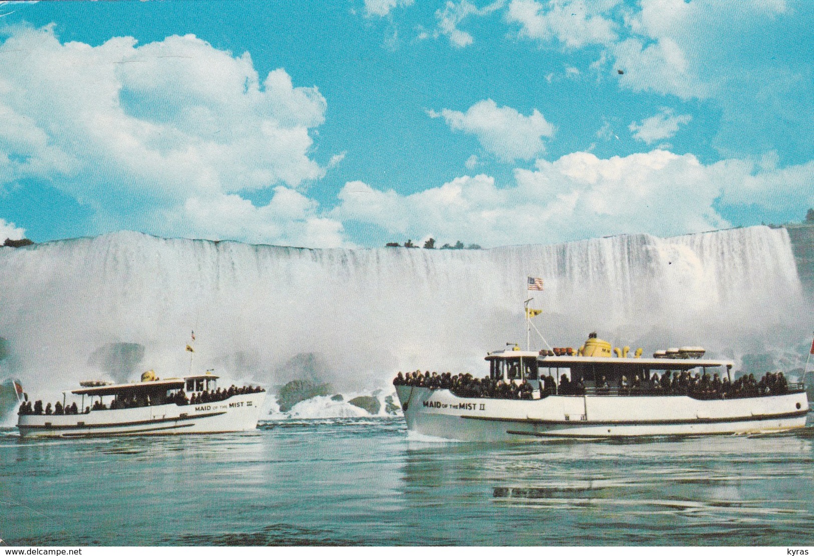 CANADA 35 Cts  Tableau "Sans Titte "N° 6 De Paul-Emile Borduas S/ Cpm 9x14  Bateau "Maid Of The Mist" - Gebraucht