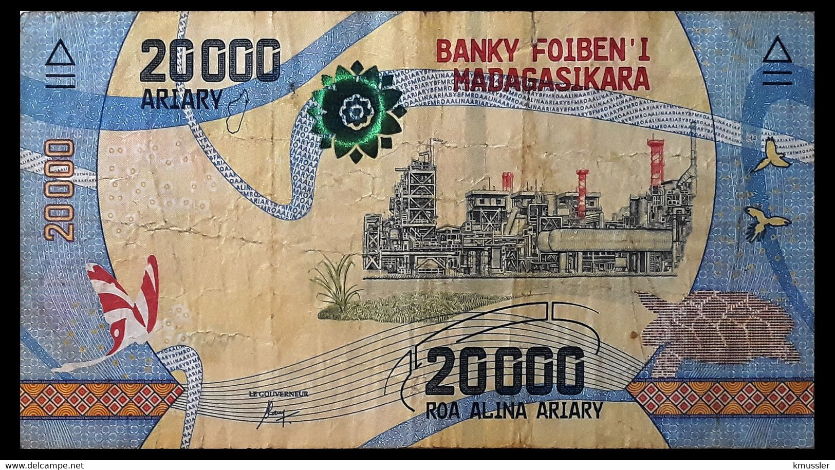 # # # Banknote Madagaskar 20.000 Francs # # # - Madagaskar