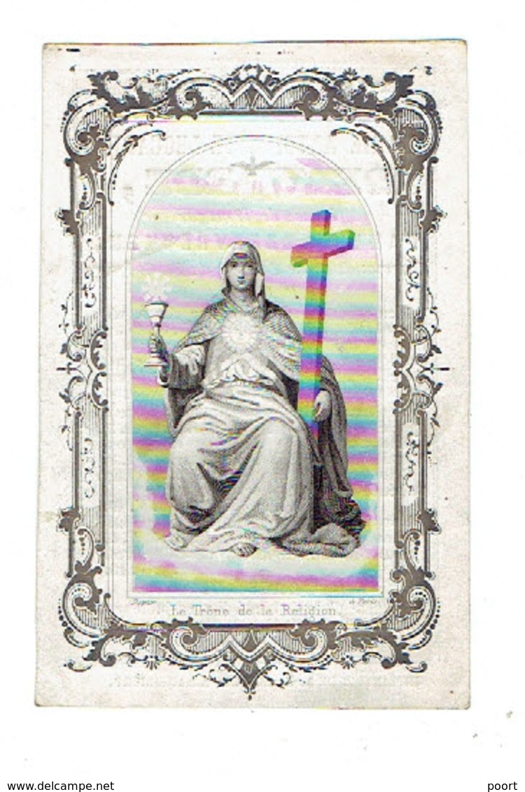 MAASTRICHT - Marie Antoinette Leocadie DELWARDE - Echtgen. Paul VANDERVRECKEN - Overleden 1855  - (Franstalig) - Images Religieuses