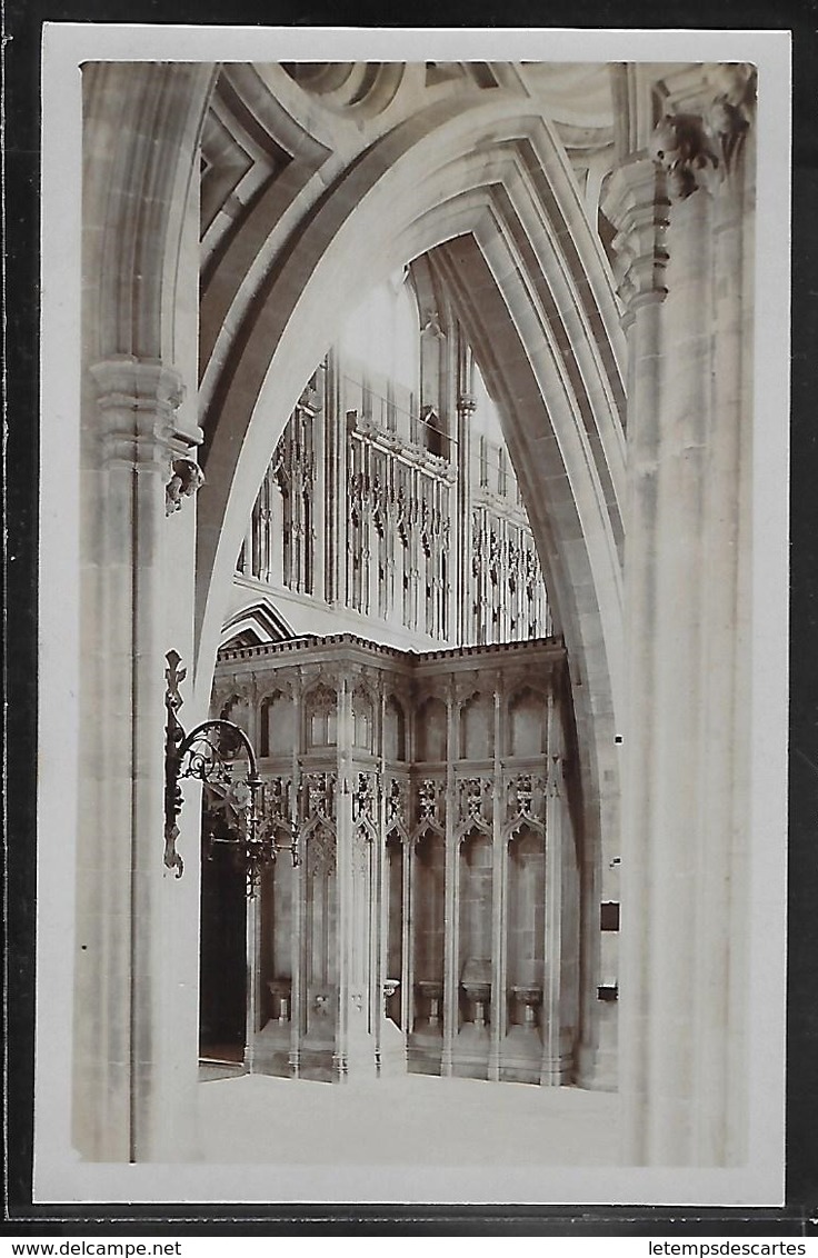 CARTE PHOTO ANGLETERRE - Wells, Cathedral - Interior - Wells