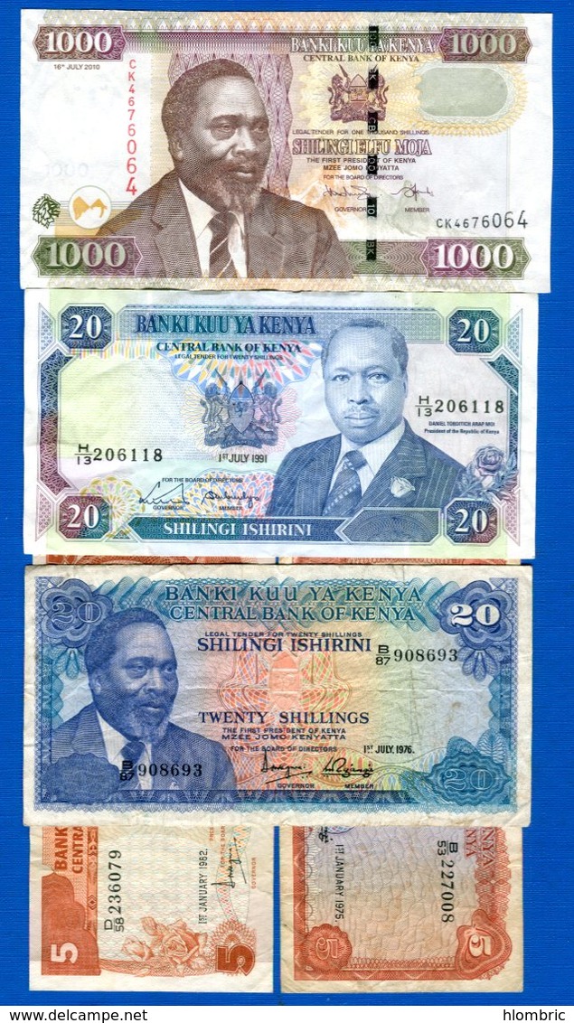 Kenya  9  Billets - Kenya