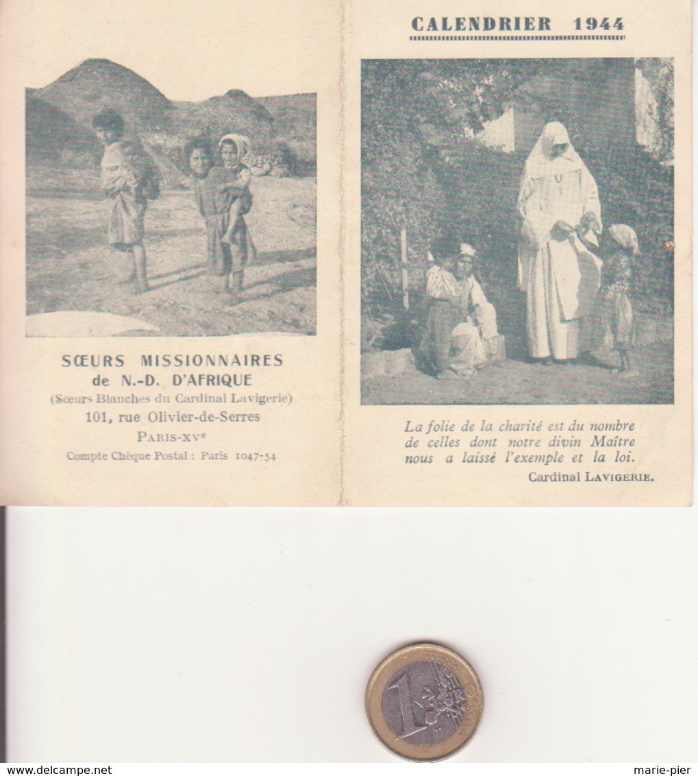 Soeurs Missionnaires De ND D'Afrique 1944 - Petit Format : 1941-60