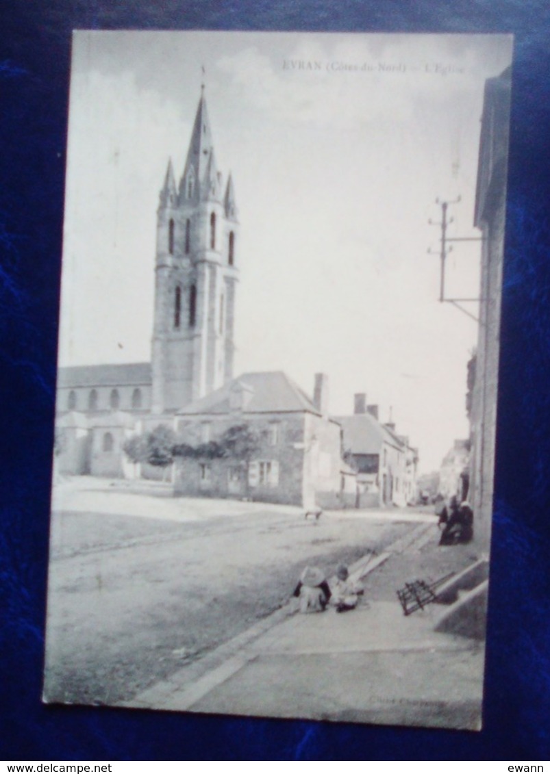 Carte Postale Ancienne - Evran  L'Eglise - Evran