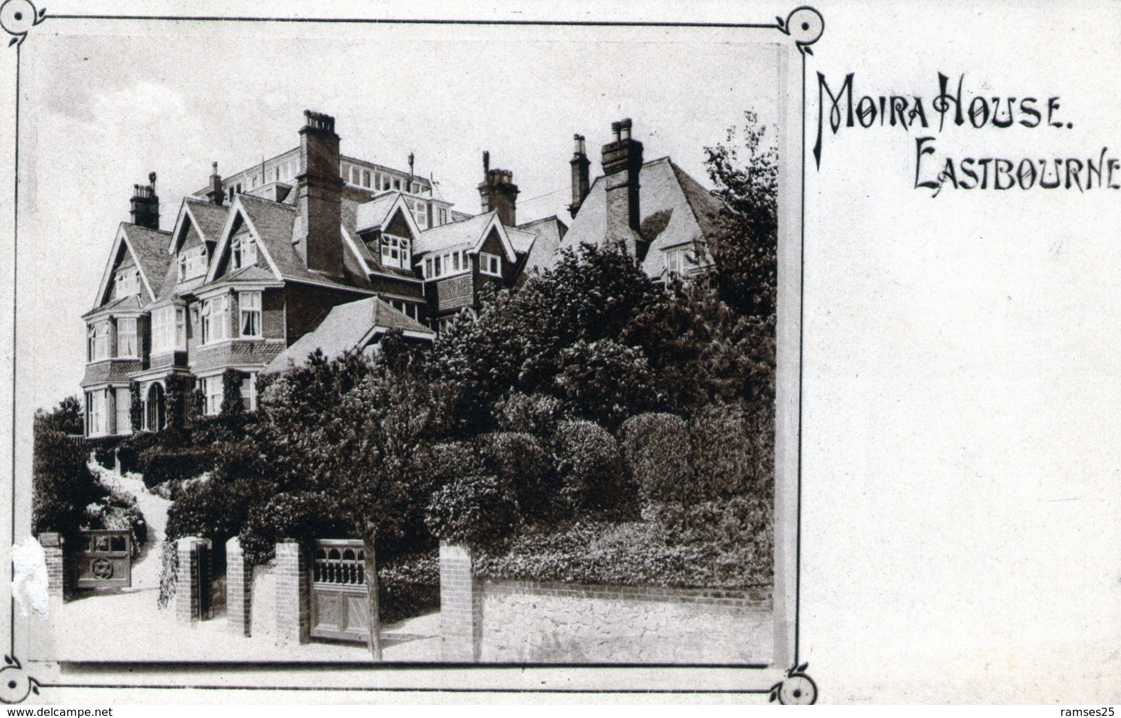 (146)  CP. Moira House Eastbourne   (Bon Etat) - Eastbourne