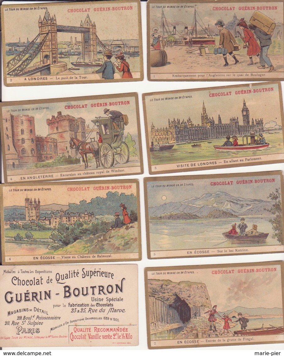 Images "Tour Du Monde" Chocolat Guérin Boutron - Guerin Boutron