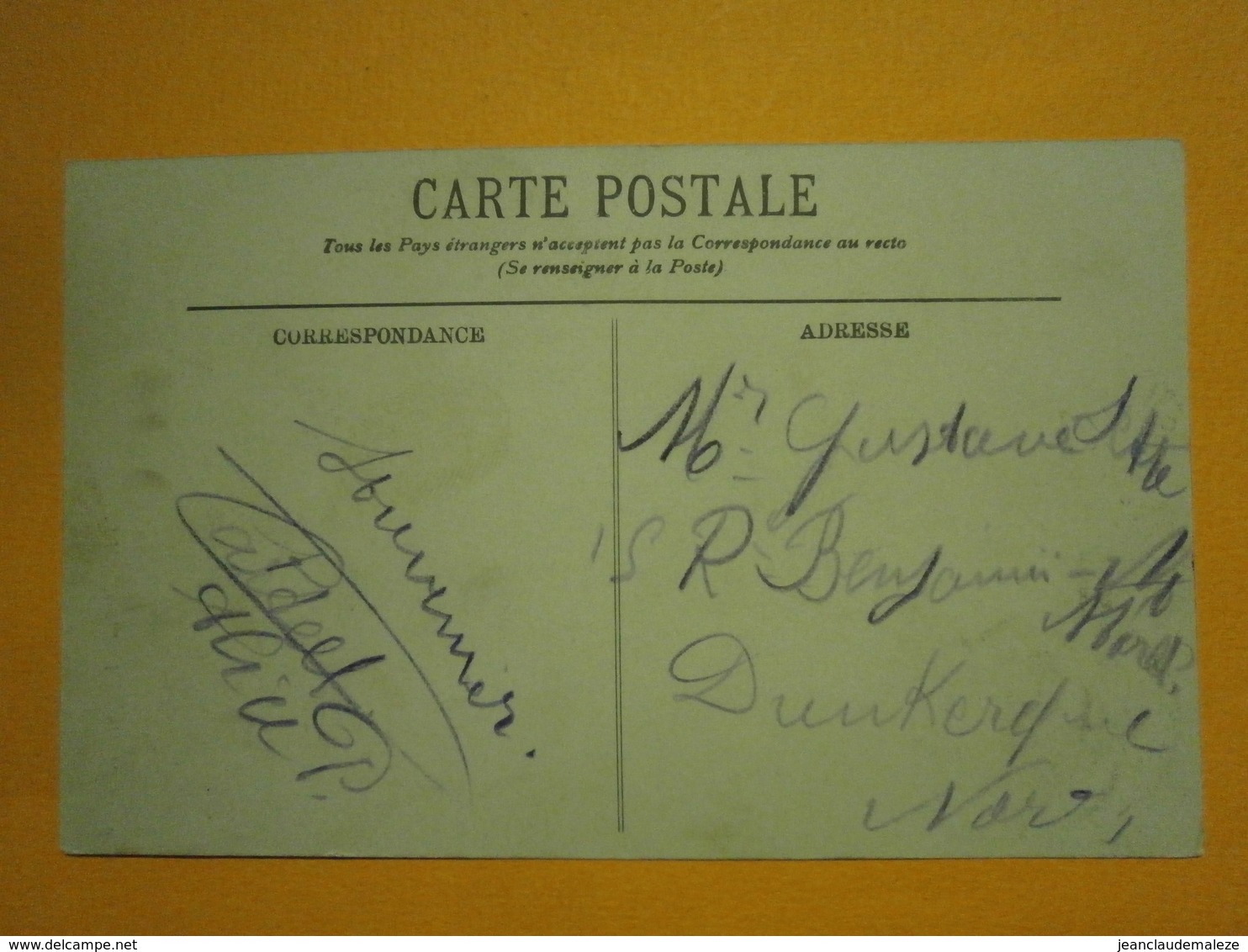 Calais Le Phare Pas De Cal  Non écrite Environ1914,très Bel état,envoi En Lettre économique 0,95€,possibilité De Regroup - Calais