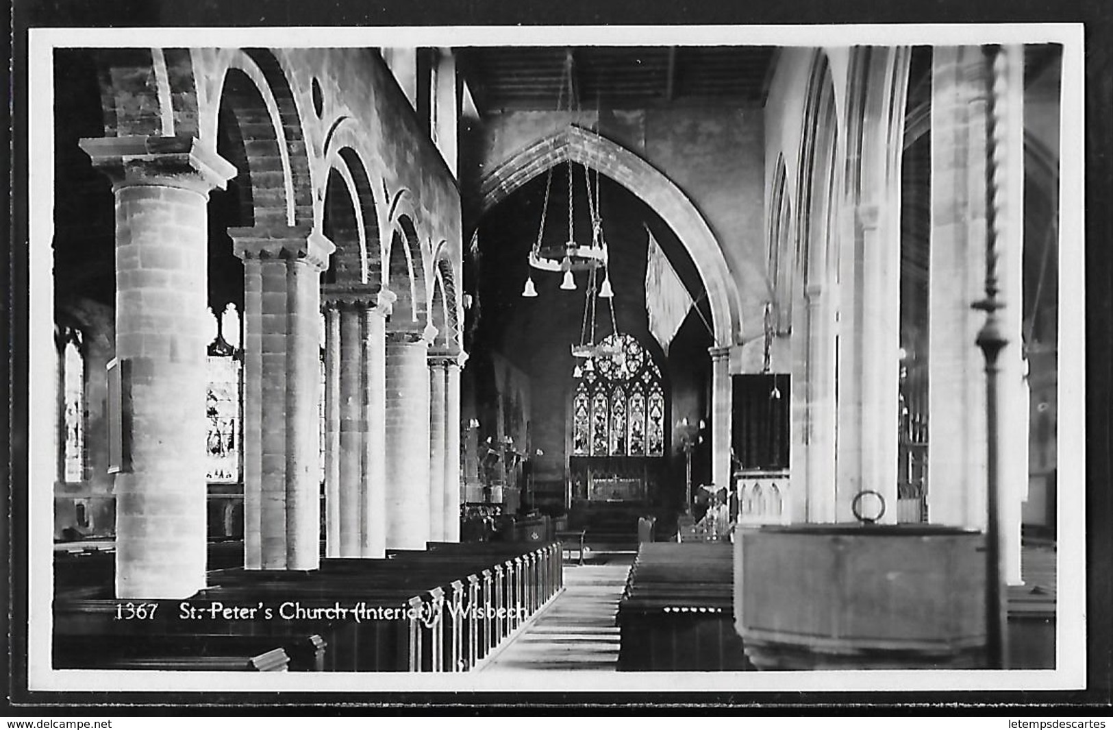 CPSM ANGLETERRE - Wisbech, St. Peter's Church - Interior - Altri & Non Classificati