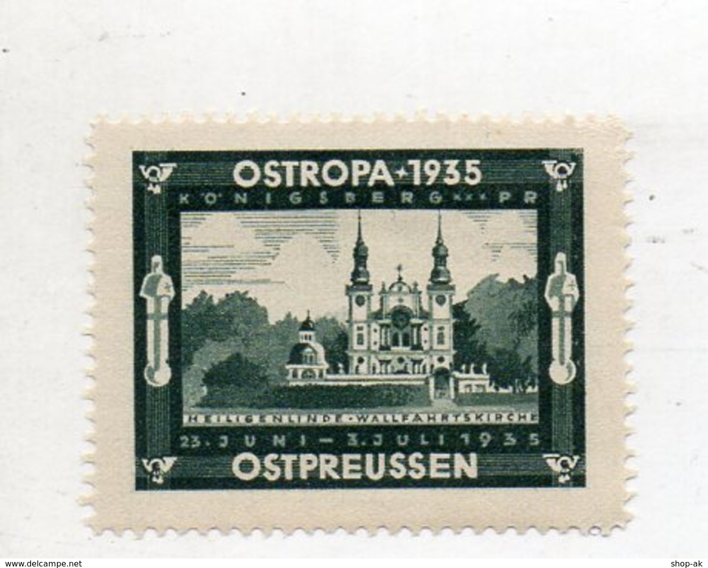 Y16220/ Ostropa 1935 Königsberg  Ostpreußen Vignette Reklamemarke  - Ostpreussen