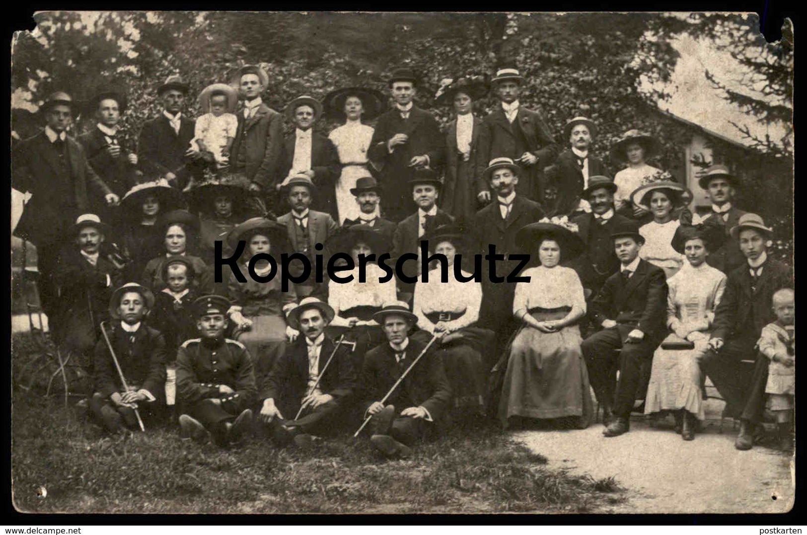 ALTE FOTO POSTKARTE FEST HILLSCHEID 1912 PERSONEN WESTERWALD Höhr-Grenzhausen Ansichtskarte AK Cpa Photo Postcard - Höhr-Grenzhausen