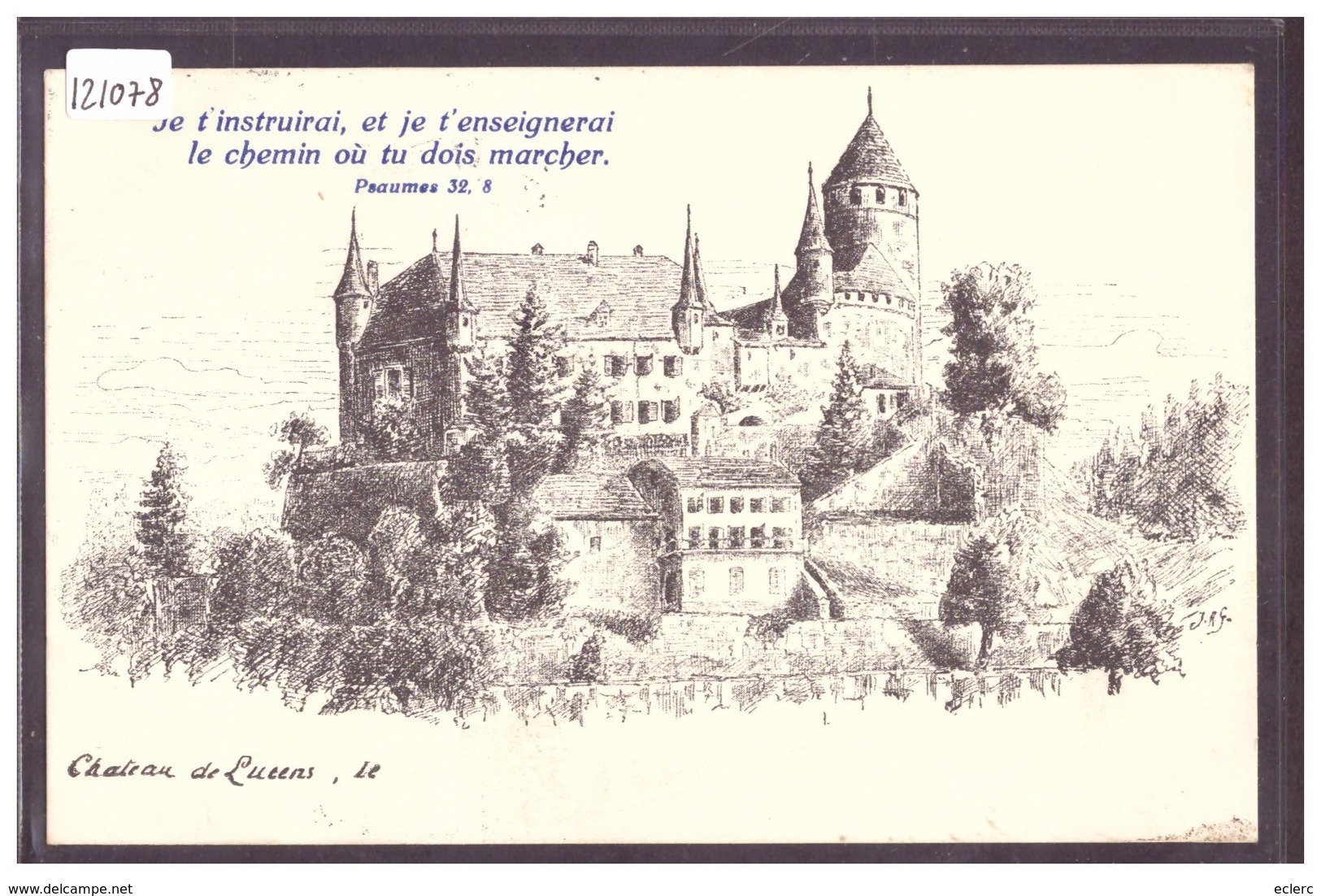 DISTRICT DE MOUDON - CHATEAU DE LUCENS - TB - Lucens