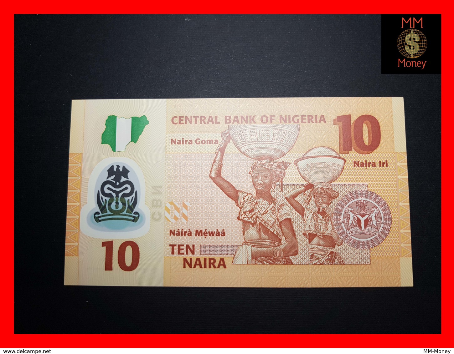 NIGERIA 10 Naira  2009  P. 39   *sig. Soludo - Onydo*   Polymer   UNC - Nigeria