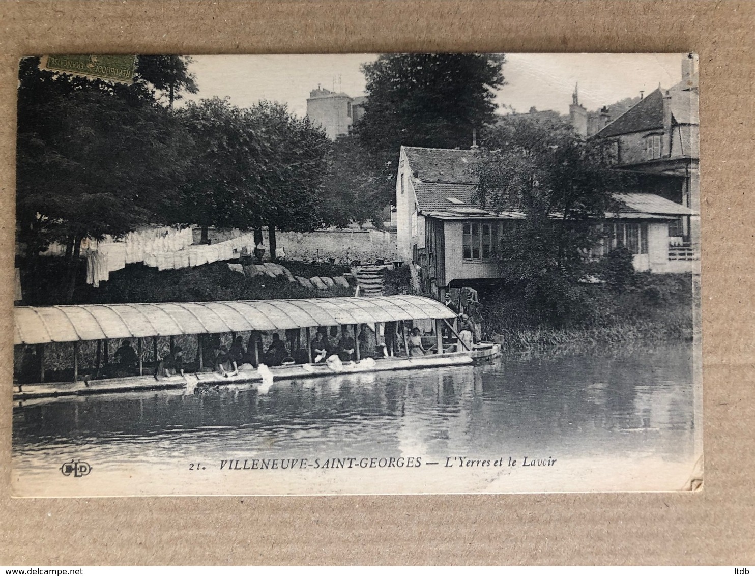 Villeneuve Saint Georges  L'Yerres Et Le Lavoir   94 Val De Marne - Villeneuve Saint Georges