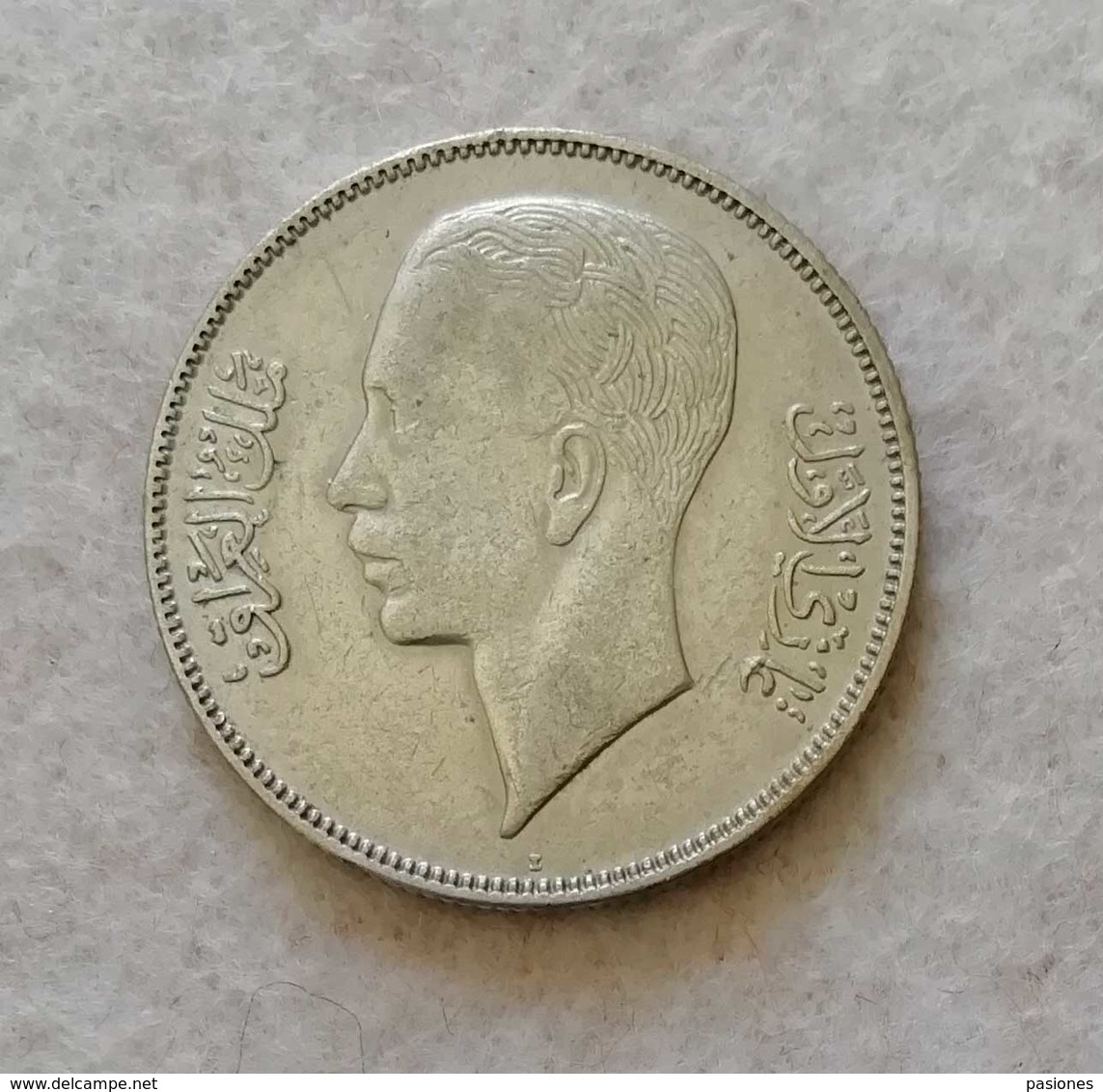 Iraq 50 Fils 1937 Re Ghazi I (Argento 500) - Irak