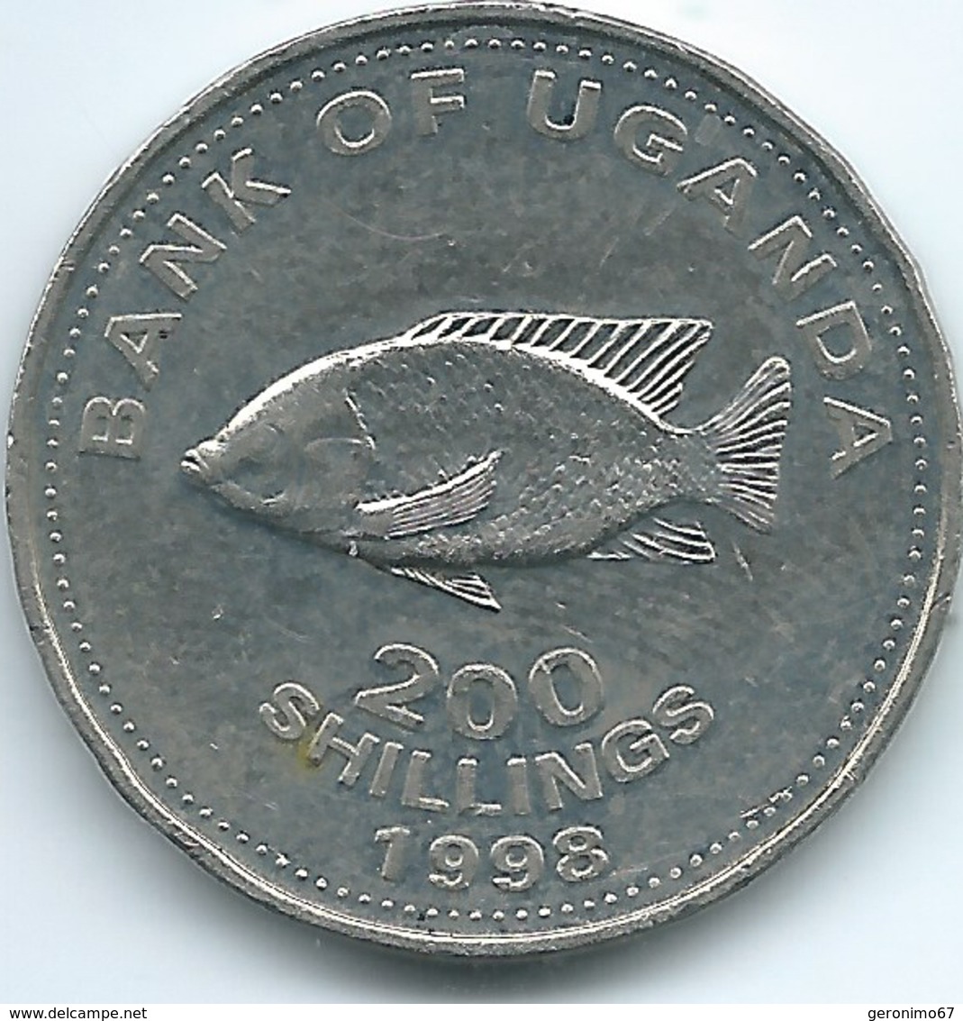 Uganda - 1998 - 200 Shillings - KM68 - Non Magnetic - Uganda