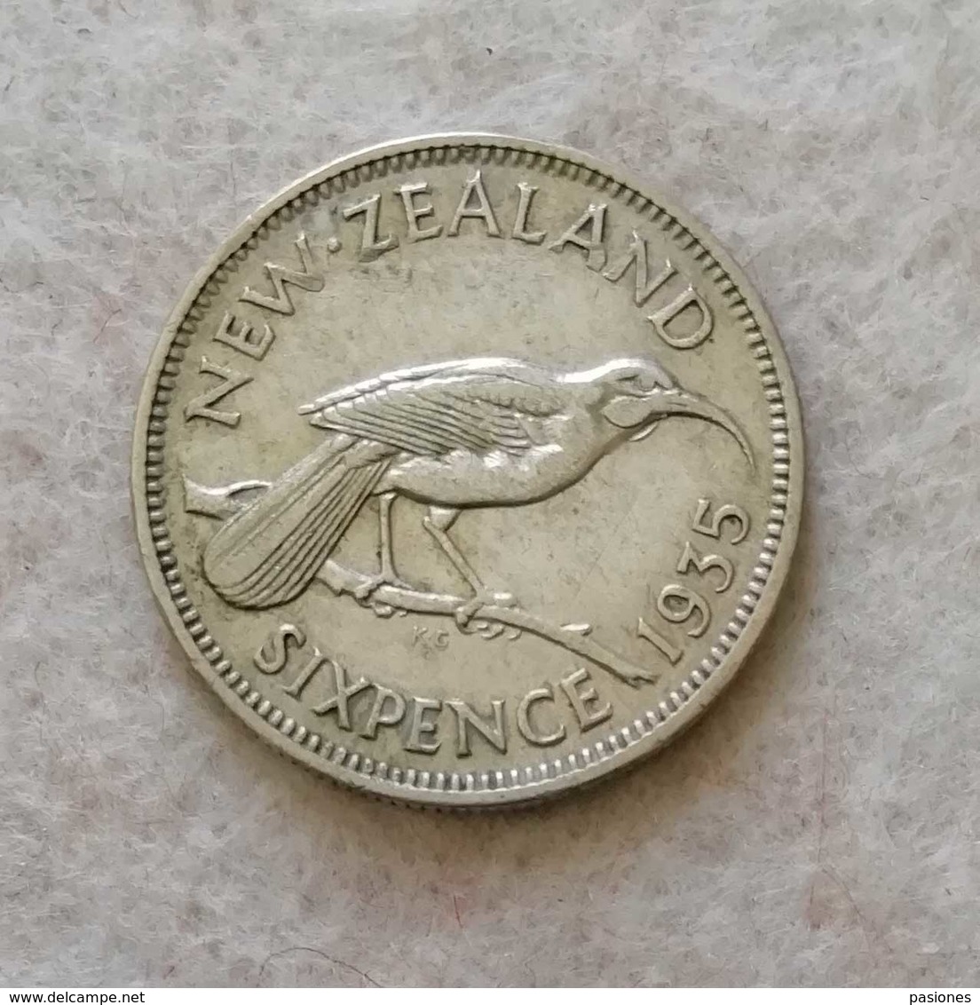 Nuova Zelanda 6 Pence 1935 (NC) - Nueva Zelanda