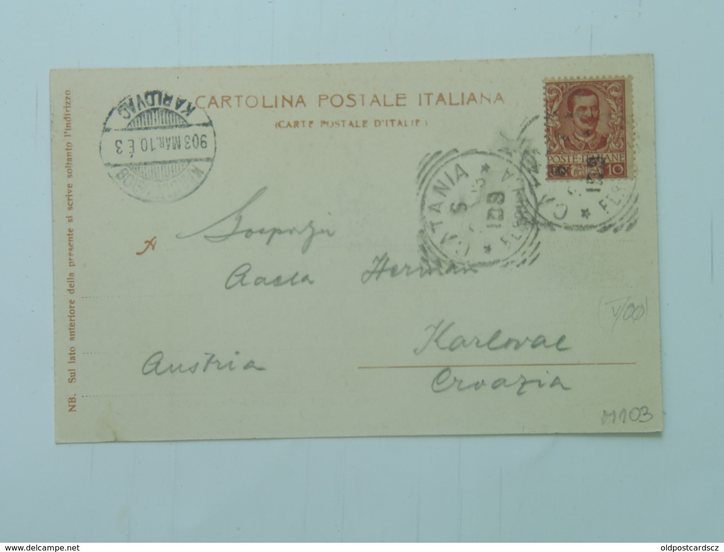Catania M103 Ed Dr Trenkler 1903 - Marsala