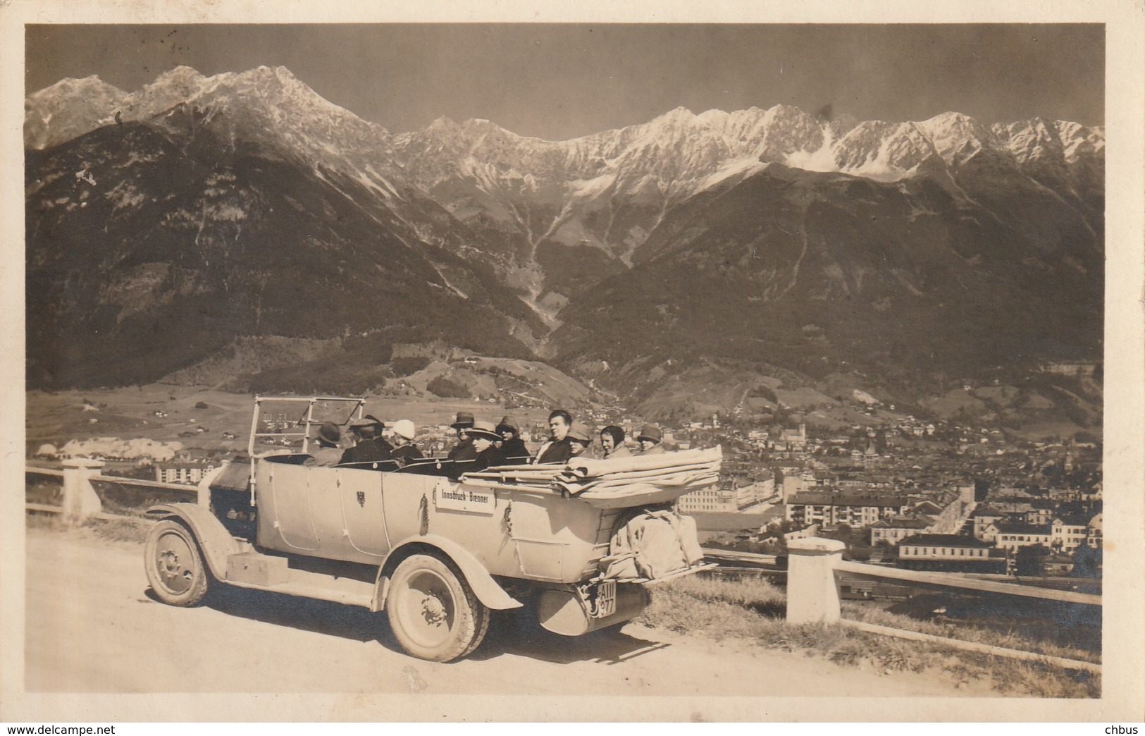 Postauto; Autobus; Saurer?; Innsbruck Von Der Brennerstrasse; Photokarte! - Innsbruck